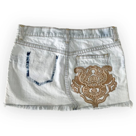 Y2k Old Navy Low Rise Micro Mini Denim Skirt
